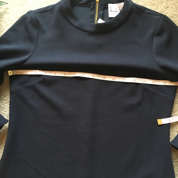 Nicole Miller Ruffle Sleeve Shift Dress - Picture 4 of 8